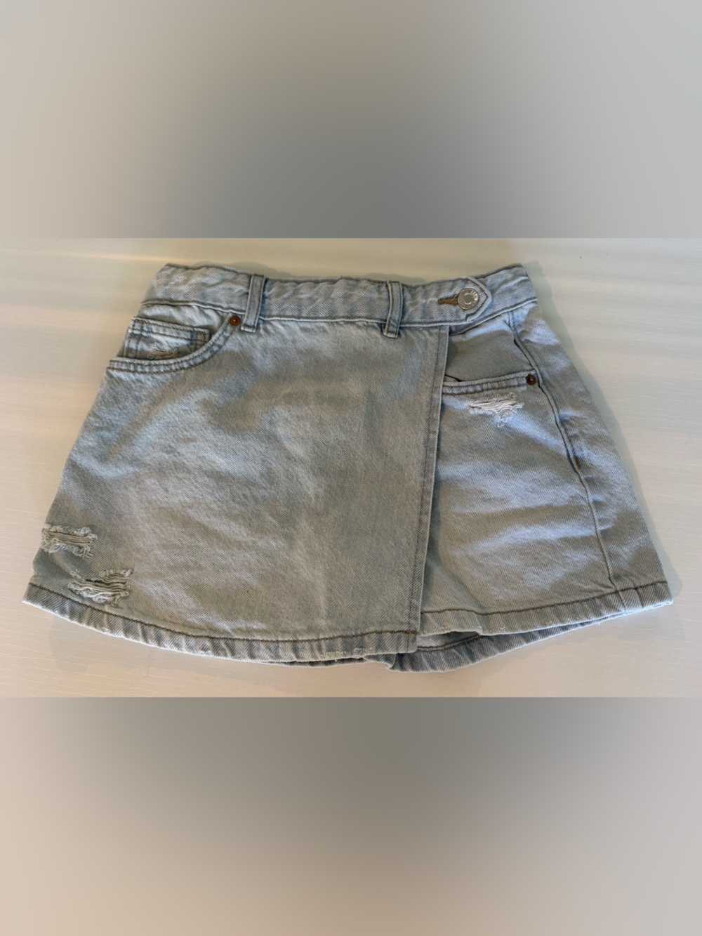 Girls Zara Denim Skort